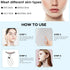Red Light Therapy for Face, 7 Color LED Facial Light Therapy Wand for Skin Care at Home Blue Light Therapy Face Massager Tool for Face, Neck