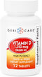 GeriCare Vitamin D 1,250mcg (50,000 IU) High Potency Once-A-Week Dietary Supplement - 12 Count (Pack of 1)