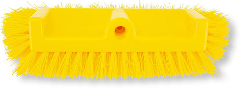 SPARTA Multi-Level Tile Scrub Brush, 12" Wide Heavy-Duty Tile Cleaning Brush with End Bristles for Commercial Tiles,