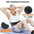 Back Brace for Lower Back Pain, Bionic Spine Design with 2 Reusable Ice Packs, Cold Pad for Sciatica, M