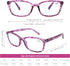 DOOViC 4 Pack Computer Reading Glasses - Blue Light Blocking Anti Eyestrain Stylish Readers for Women 2.50 Strength
