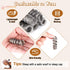 PHOCAS HairPhocas 5 Packs Synthetic Crochet Hair 10 inch 20roots/pack (Gray)