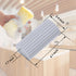 6-Pack Damp Clean Duster Sponge, Reusable Magic Sponge for Housekeeping, Mirrors, Glass, and Window Track Grooves (Grey)