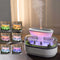 Pmxoaink Essential Oil Flame Diffuser 250ml - Aromatherapy Humidifier with 7 Colour Mood
