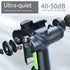 Massage Gun Deep Tissue, Portable with Silent Brushless Motor and 4 Interchangeable Heads for Muscle Relief and