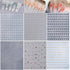 8 Sheets Star Nail Art Stickers, Gold Silver Shiny Star Nail Design, Nail Art Supplies for Women
