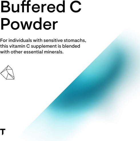 THORNE Buffered C Powder - Vitamin C (Ascorbic Acid) with Calcium, Magnesium, and Potassium - 8.32 Oz