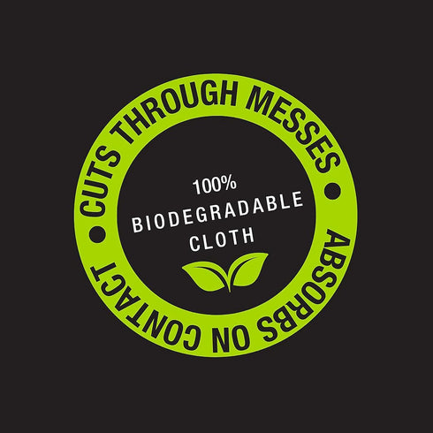 Crocodile Cloth All-Purpose Cleaning Wipes, 80 Biodegradable, 10" x 15", Safe on Skin & Surfaces