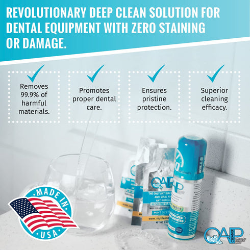 OAP Cleaner - Cleans & Sterilizes Removable Dental and Ortho Appliances - Foam