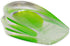 2 Pack KidSole Shock Absorbing Lightweight Gel Heel Cups for Kids with Sensitive Heels, Green Size 2-6