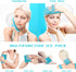 Gel Beads Ice Pack Ice Bag with Strap, Reusable Hot & Cold Compress for Knee, Shoulder, Back, Ankle (Blue)