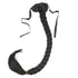 Lydell 24" Long Fishtail Braid Wrap Around Ponytail Extension, Synthetic Hairpiece in #4 Dark Brown