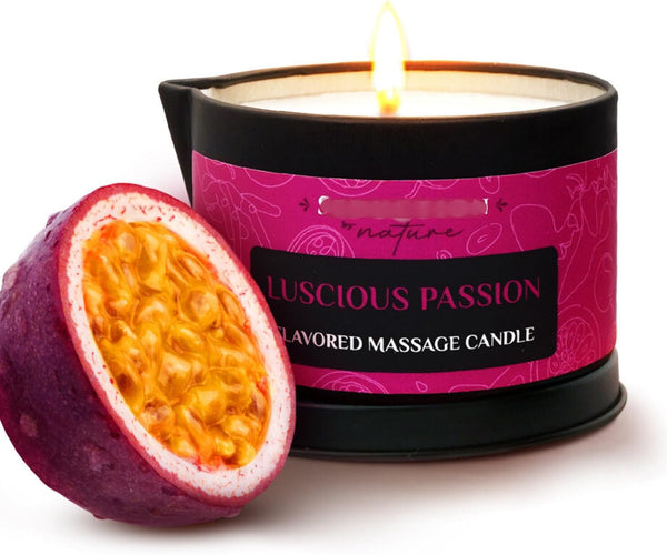 Tropical Scented Massage Oil Candle - Vegan Full Body Massage Candle and
