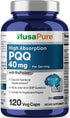 NusaPure PQQ Supplement 40 mg, 120 Veggie Capsules, Non-GMO