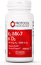 PROTOCOL FOR LIFE BALANCE K2 MK-7 & D3 - 60 Veg Capsules for Vascular Health & Bone Strength