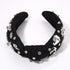 Nautical Headband, Ocean Hair Accessories for Women, Anchor Ship Wheel Sailboat Knotted Headband