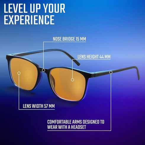 Gaoye Blue Light Blocking Glasses, Anti UV Ray, Computer Gaming Fake Eyeglasses for Women/Men, Spring Hinge