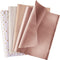 Larcenciel Tissue Paper, 120 Sheets Rose Gold Bulk, Gift Wrapping Paper for Gift Bags, Flower, Holiday Decor