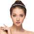 Hoteam 6 Pcs Headband with Teeth, Non-Slip Beaded Hair Band for Women and Girls, Chic Flower Style
