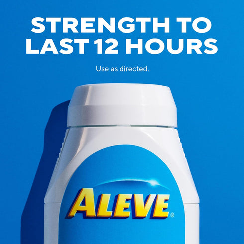 Aleve Liquid Capsules, Naproxen Sodium Capsules 220 mg, 120 Count