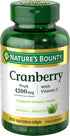 Nature's Bounty Triple Strength Cranberry with Vitamin C Softgel, 250ct, 0.18 Bottle