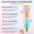 Rulviou Niacinamide Whitening Toothpaste - Fresh Breath,Brightening,Deep Gentle Cleaning Tooth Paste, Boosting Gum