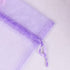 Wudygirl 100pcs Lavender Sheer Organza Bags 5 x 7 Inch Drawstring for Jewelry, Lipstick, Favors
