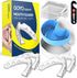 GOYO Slim FIT Pack of 4 Mouth Guard for Clenching Teeth at Night, Thermo Checker & Dental Case, Custom-Fit Bruxism Guard