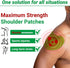 Shoulder Patches - 24 Count Warming Herbal Plaster Maximum Strength Heat Patches, 8 Hours Deep Heating Extra Strength Joint Patch of Shoulder, Knee, Back, Neck