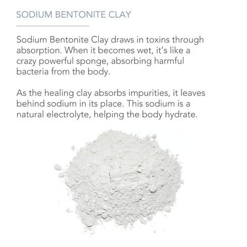 Pure Body Naturals Bentonite Clay Powder for DIY Detox Body & Face Mask, 8.0 oz