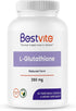 BESTVITE L-Glutathione 250mg - 60 Vegetarian Capsules, No Stearates, Vegan, Non GMO, Gluten Free