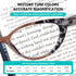 4 PACK Cat Eye Reading Glasses for Women, Blue Light Blocking Readers with Spring Hinge, Mix, 1.5