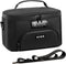 OZCHIN Large Storage Box with Combination Lock, Black Durable Travel Bag Organizer with Carbon Lining