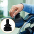 Sliverdew 2 Pcs Controller Knob and Gaiter for Electric Wheelchair Black Powerchair Mobility Aid Wheelchair Accessories