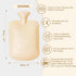 Toxin 2L Hot Water Bottle wtih Cover, Hot Water Bag, Rubber Warm Hot Water Bottles Pouch with Soft Waist Cover