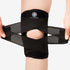 Knee Brace for Women & Men, Breathable Compression Support with Side Stabilizers for Knee Pain Relief (Black, Large)