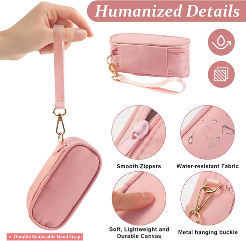 XHGWJSX 2 7 Weekly Pill Organizer Times a Day, Travel Pill Box Day with Large Opening, Pill Case with Handle, Pill