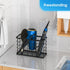 Hair Tool Organizer, 3 in 1 Blow Dryer Holder, Wall Mounted/Cabinet Door Storage for Styling Tools