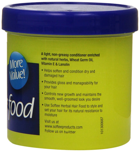 Softee Hair Food with Vitamin E, 5 oz for Nourishing Hair