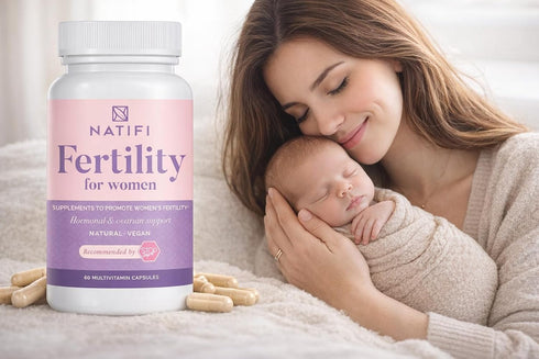 Natifi -60 Conception Fertility Prenatal Vitamins Regulate Cycles, Balance Hormones, Aid Ovulation. Conception