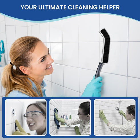 WANTO 7Pcs Crevice Cleaning Brush, Multifunctional Cleaning Brush Scrub Brush,Toilet Brush,Used in Narrow Corner Tight
