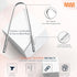 MasterMedi Tongue Scraper for Adults, 100% Stainless Steel & Copper, Easy to Use, Tongue Cleaner