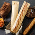 HONITANO 50pcs Packaging Kraft Paper Bread Bags with Window for Baguette Loaf Disposable Paper Bags for Homemade Bread