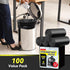 Wowflash 100 Count 17 4 Micron Extra Heavy Duty Gallon Trash Bags, Sturdy & Tear-Resistant Small Trash Bags