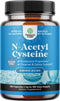 NAC Supplement N-Acetyl Cysteine 600mg - 180 Capsules, Vegan High Absorption for Liver Detox, Lung Health & Immunity