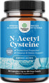 NAC Supplement N-Acetyl Cysteine 600mg - 180 Capsules, Vegan High Absorption for Liver Detox, Lung Health & Immunity