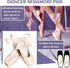 24 Pieces Foot Pads for Dancer, Self-Adhesive Felt Cushion Pads for Ball of Feet Pain Relief (White)