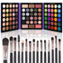 UCANBE Eyeshadow Palette with 15Pcs Brushes Makeup Set, 86 Colors Pigmented Makeup Set for Valentine's Day Gift