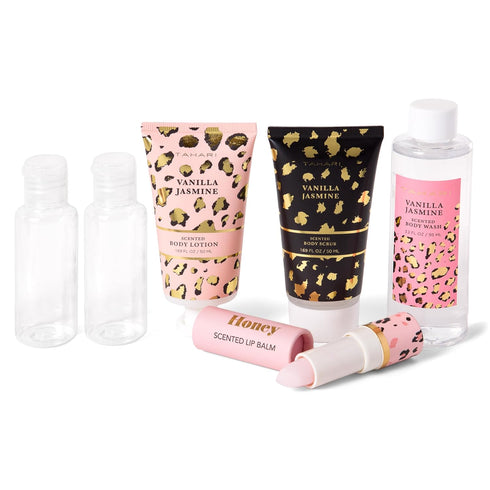 Tahari Spa Gift Set for Women - Vanilla Jasmine Bath Kit, Includes Body Lotion, Body Wash, Hand Cream