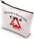 G2TUP Elephant 1913 Sorority Makeup Bag, Oh To Be A Girl Cosmetic Pouch with Zippered Pocket